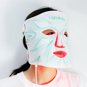 LED Light Therapy Silicone Facial Mask USB Skincare Device